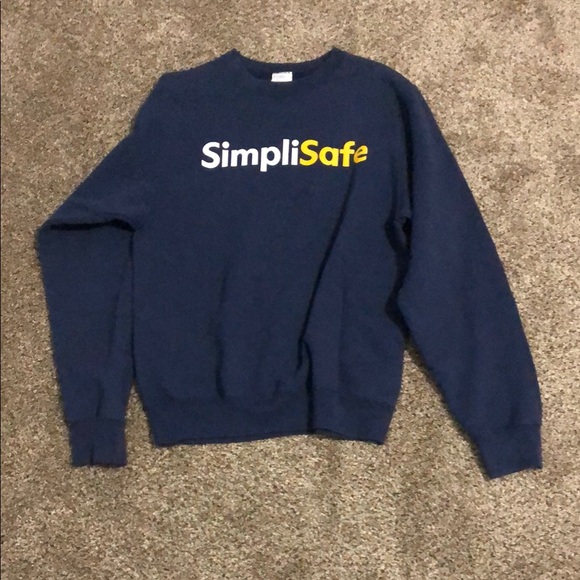 SimpliSafe Dark Blue Crewneck Sweater - Picture 1 of 1